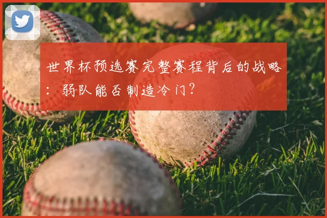 世界杯预选赛完整赛程背后的战略:弱队能否制造冷门?